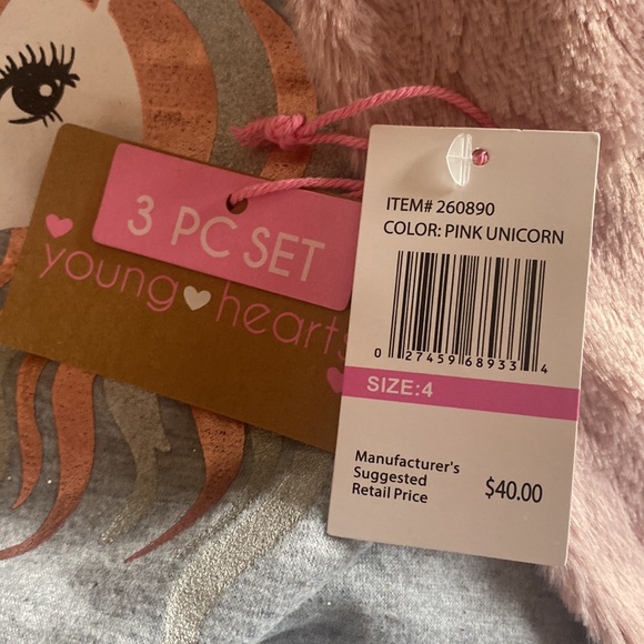 Twin Hearts 3 pieces set - Size 4 - Picture 4 of 4